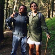 Taisten agosto 2003. Passeggiata nei boschi con Guido e pantaloni calanti nei pressi del Gailerhof.