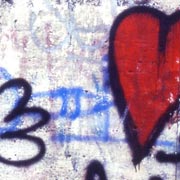 graffio sul muro del ministero della pubblica istruzione - roma
